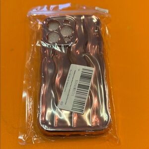 Wave Pattern Phone Case - Pink